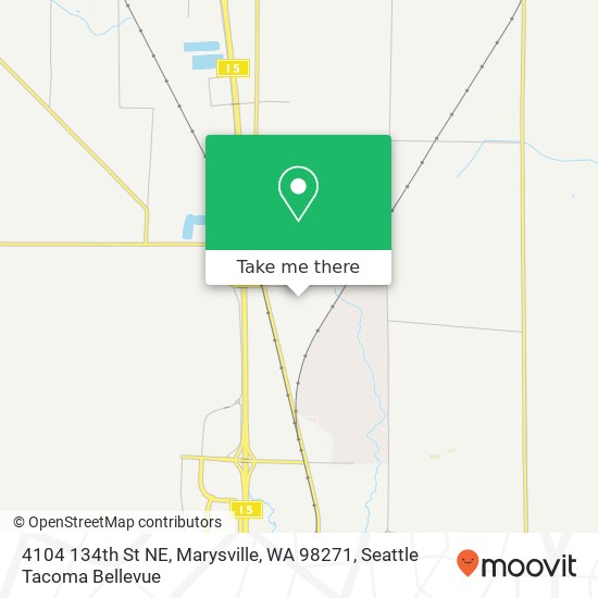 Mapa de 4104 134th St NE, Marysville, WA 98271
