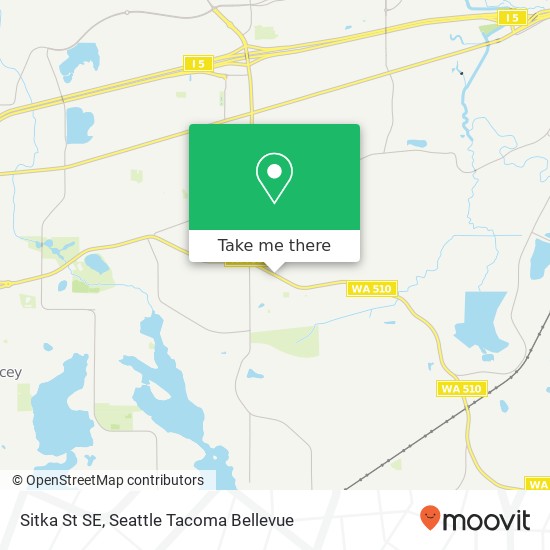 Mapa de Sitka St SE, Olympia, WA 98513
