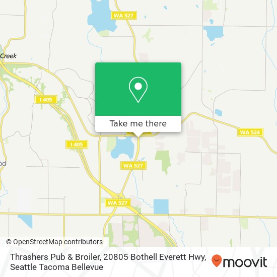 Thrashers Pub & Broiler, 20805 Bothell Everett Hwy map