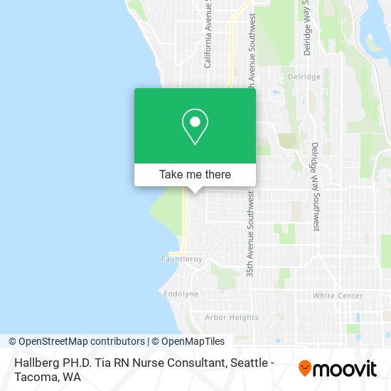 Hallberg PH.D. Tia RN Nurse Consultant map