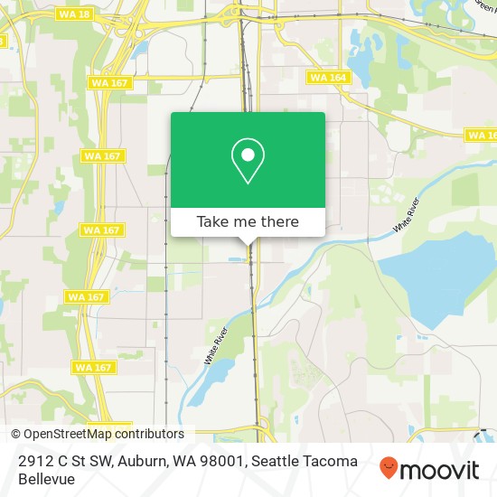 Mapa de 2912 C St SW, Auburn, WA 98001