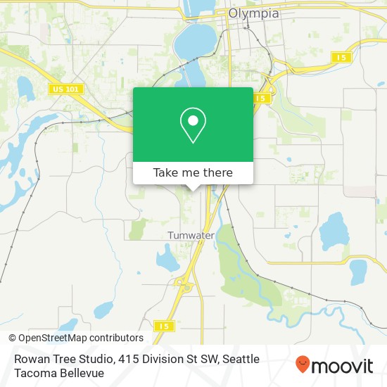 Mapa de Rowan Tree Studio, 415 Division St SW