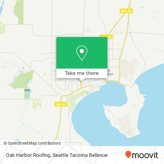 Oak Harbor Roofing map