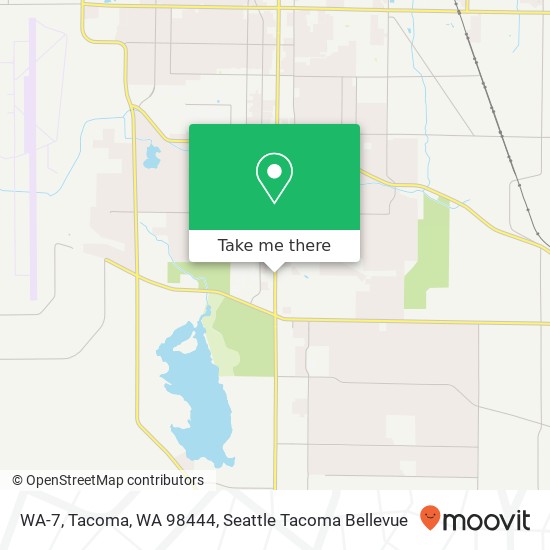 Mapa de WA-7, Tacoma, WA 98444