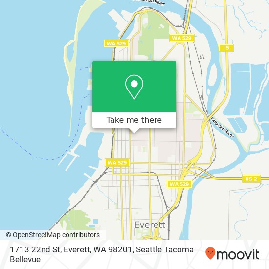 1713 22nd St, Everett, WA 98201 map