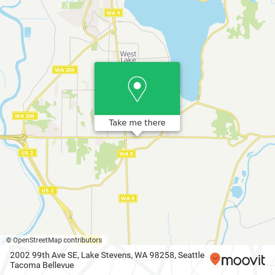 Mapa de 2002 99th Ave SE, Lake Stevens, WA 98258