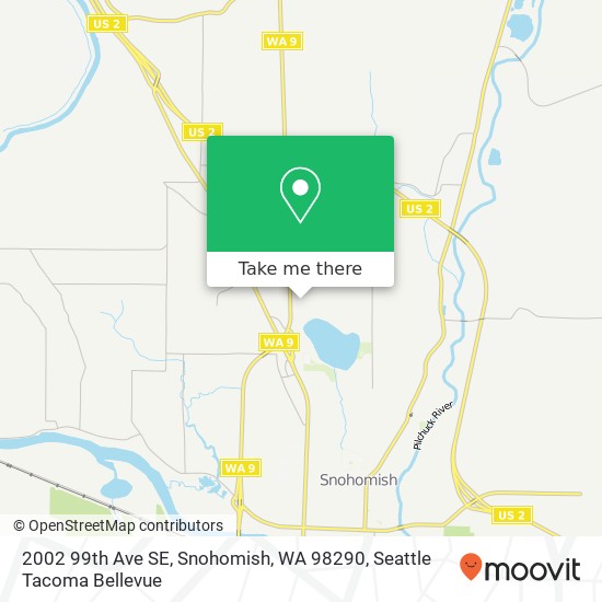 Mapa de 2002 99th Ave SE, Snohomish, WA 98290