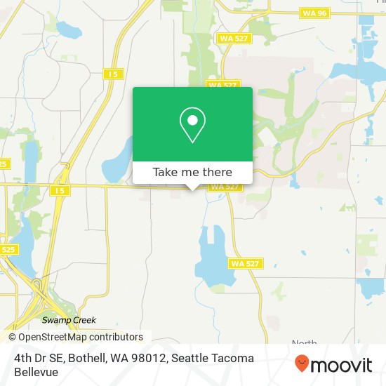 Mapa de 4th Dr SE, Bothell, WA 98012