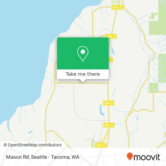 Mapa de Mason Rd, Poulsbo, WA 98370