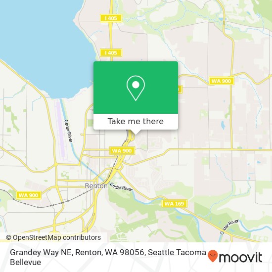 Grandey Way NE, Renton, WA 98056 map