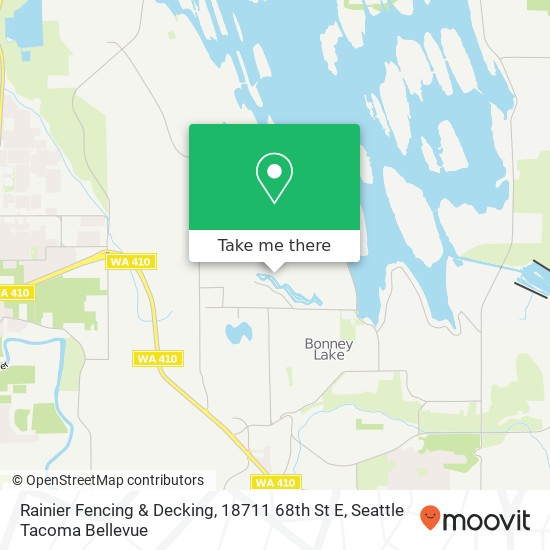 Rainier Fencing & Decking, 18711 68th St E map