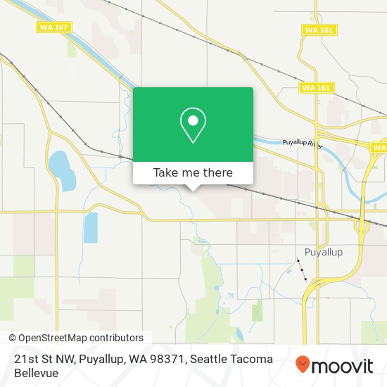 Mapa de 21st St NW, Puyallup, WA 98371