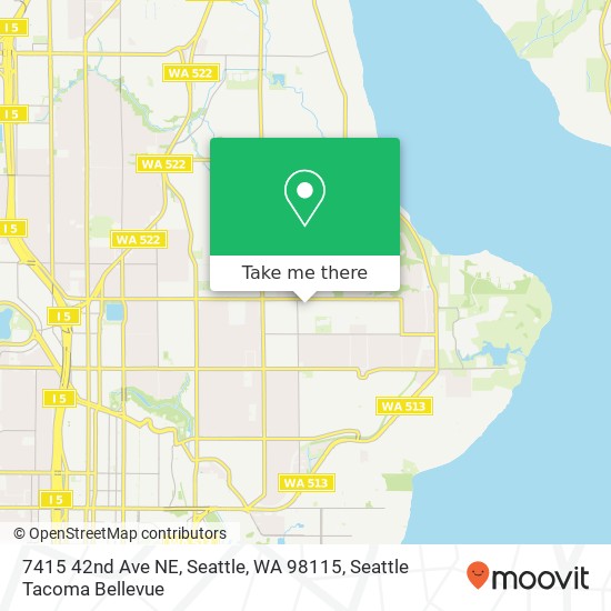 7415 42nd Ave NE, Seattle, WA 98115 map