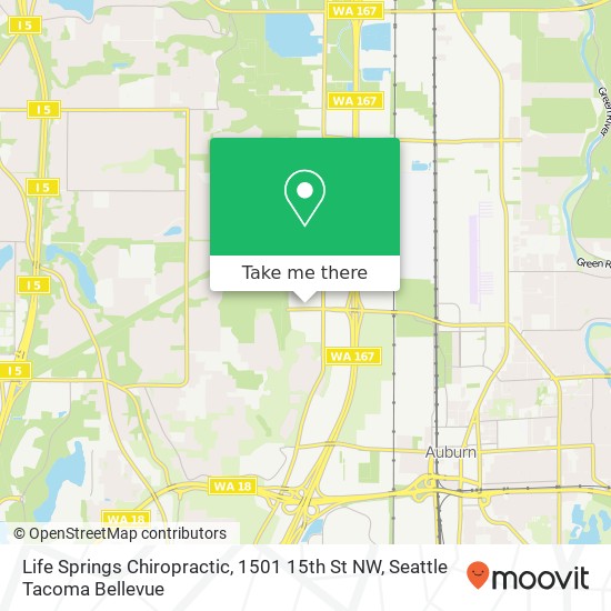 Life Springs Chiropractic, 1501 15th St NW map