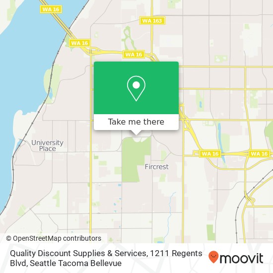 Quality Discount Supplies & Services, 1211 Regents Blvd map