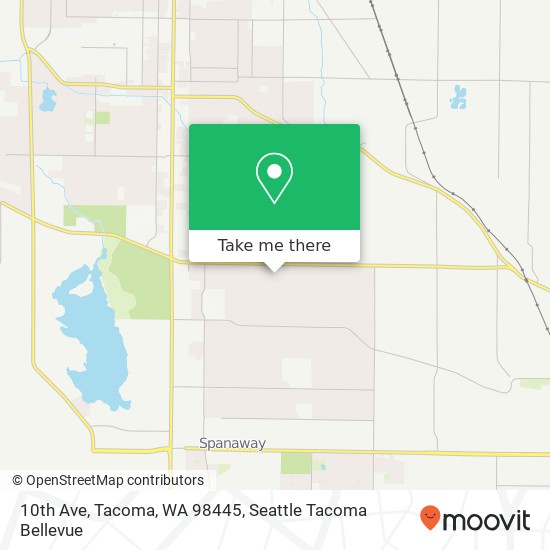 Mapa de 10th Ave, Tacoma, WA 98445