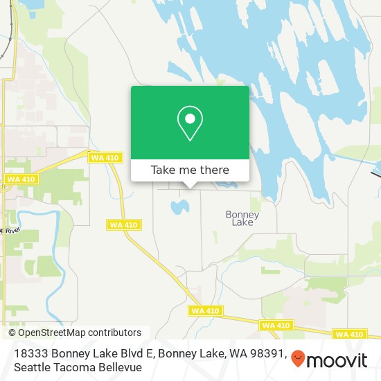 18333 Bonney Lake Blvd E, Bonney Lake, WA 98391 map