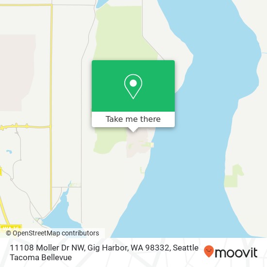 Mapa de 11108 Moller Dr NW, Gig Harbor, WA 98332