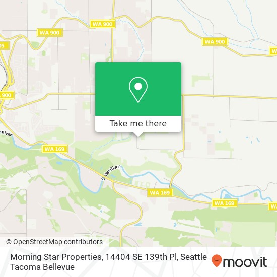 Mapa de Morning Star Properties, 14404 SE 139th Pl