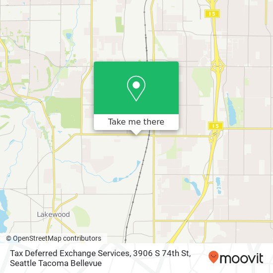 Tax Deferred Exchange Services, 3906 S 74th St map