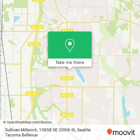 Sullivan Millwork, 10858 SE 200th St map
