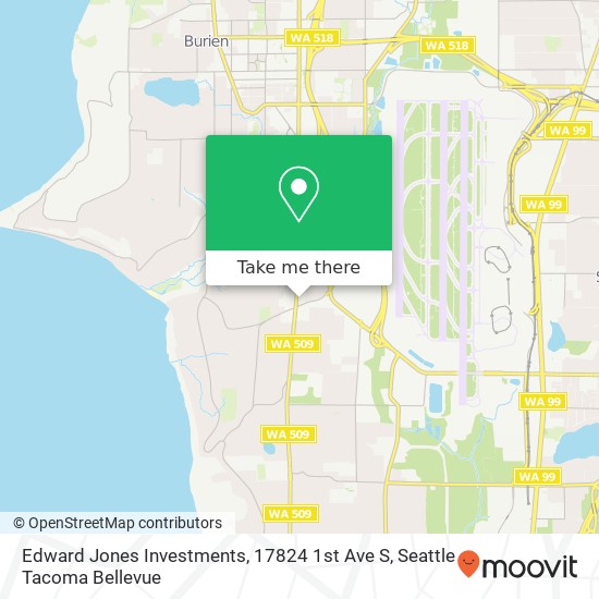 Edward Jones Investments, 17824 1st Ave S map