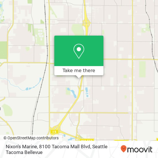 Mapa de Nixon's Marine, 8100 Tacoma Mall Blvd