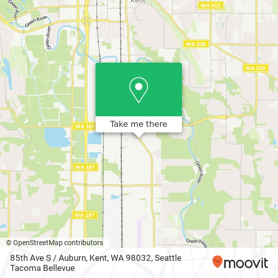 Mapa de 85th Ave S / Auburn, Kent, WA 98032