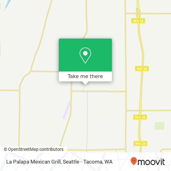 Mapa de La Palapa Mexican Grill, 11732 Gable Ave SW