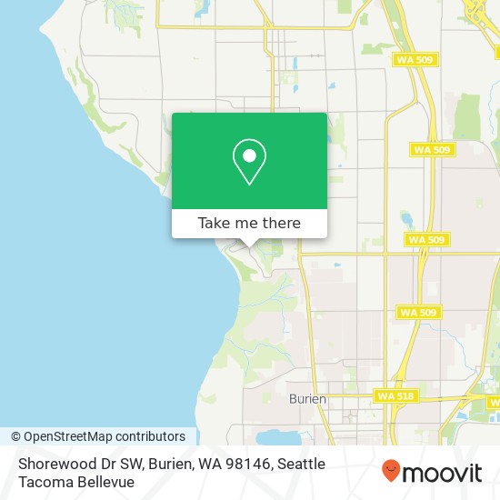 Shorewood Dr SW, Burien, WA 98146 map