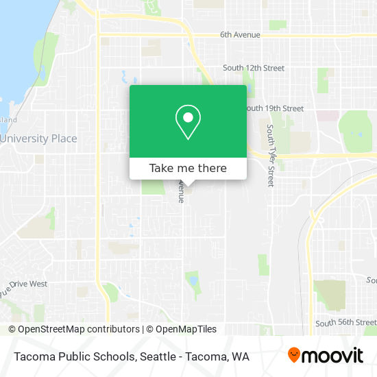 Mapa de Tacoma Public Schools