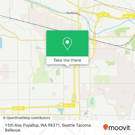 Mapa de 15th Ave, Puyallup, WA 98371