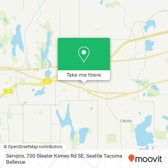 Servpro, 700 Sleater Kinney Rd SE map