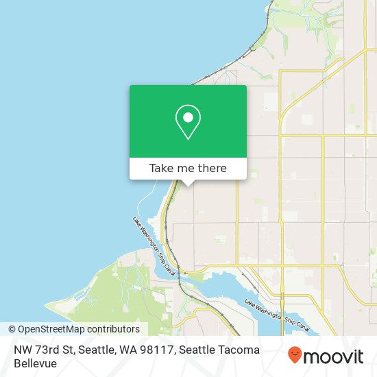 NW 73rd St, Seattle, WA 98117 map