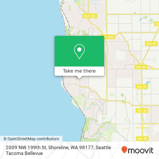 2009 NW 199th St, Shoreline, WA 98177 map