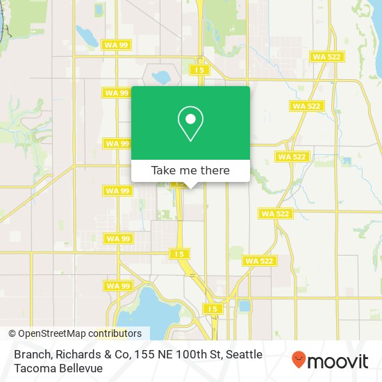 Branch, Richards & Co, 155 NE 100th St map