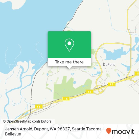 Mapa de Jensen Arnold, Dupont, WA 98327