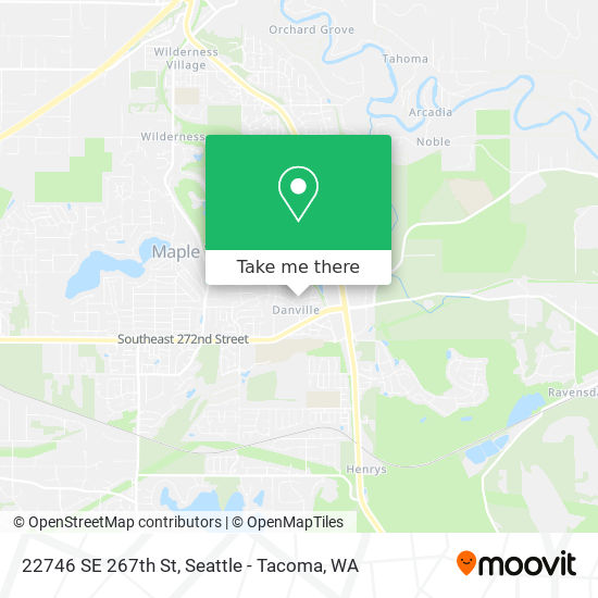 Mapa de 22746 SE 267th St