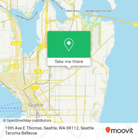 19th Ave E Thomas, Seattle, WA 98112 map