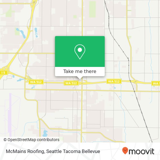 McMains Roofing map