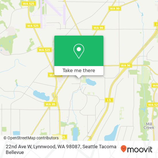 22nd Ave W, Lynnwood, WA 98087 map