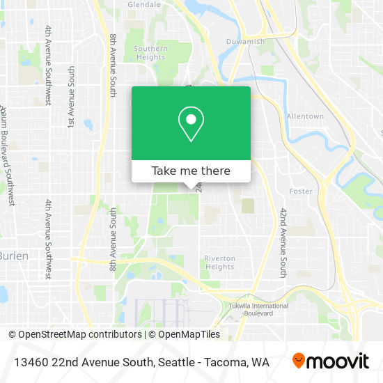 Mapa de 13460 22nd Avenue South