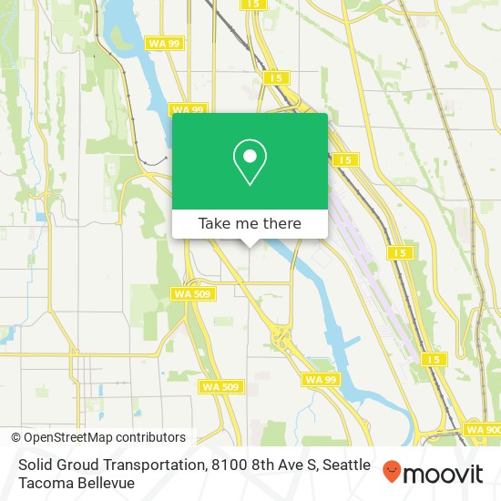 Mapa de Solid Groud Transportation, 8100 8th Ave S