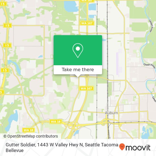 Gutter Soldier, 1443 W Valley Hwy N map