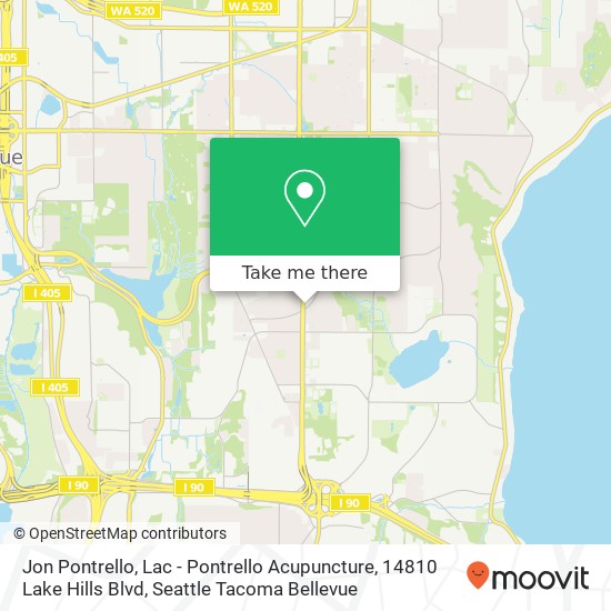 Mapa de Jon Pontrello, Lac - Pontrello Acupuncture, 14810 Lake Hills Blvd