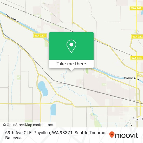 Mapa de 69th Ave Ct E, Puyallup, WA 98371