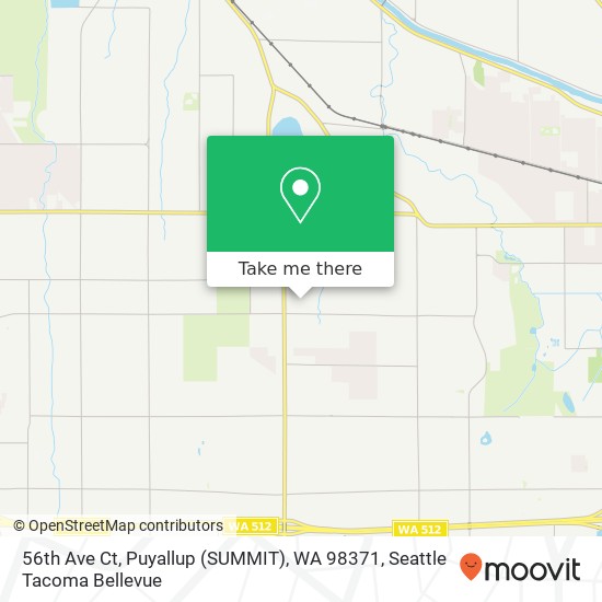 56th Ave Ct, Puyallup (SUMMIT), WA 98371 map