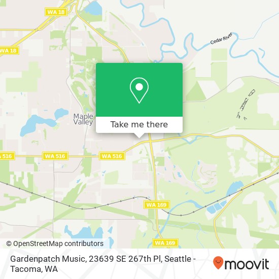 Mapa de Gardenpatch Music, 23639 SE 267th Pl