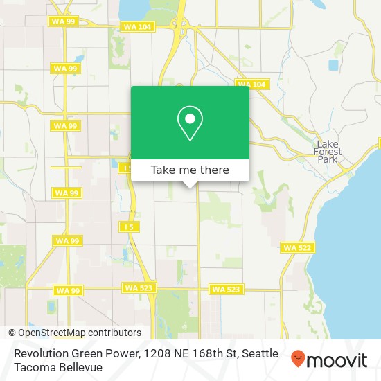 Revolution Green Power, 1208 NE 168th St map