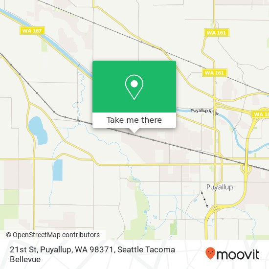 Mapa de 21st St, Puyallup, WA 98371